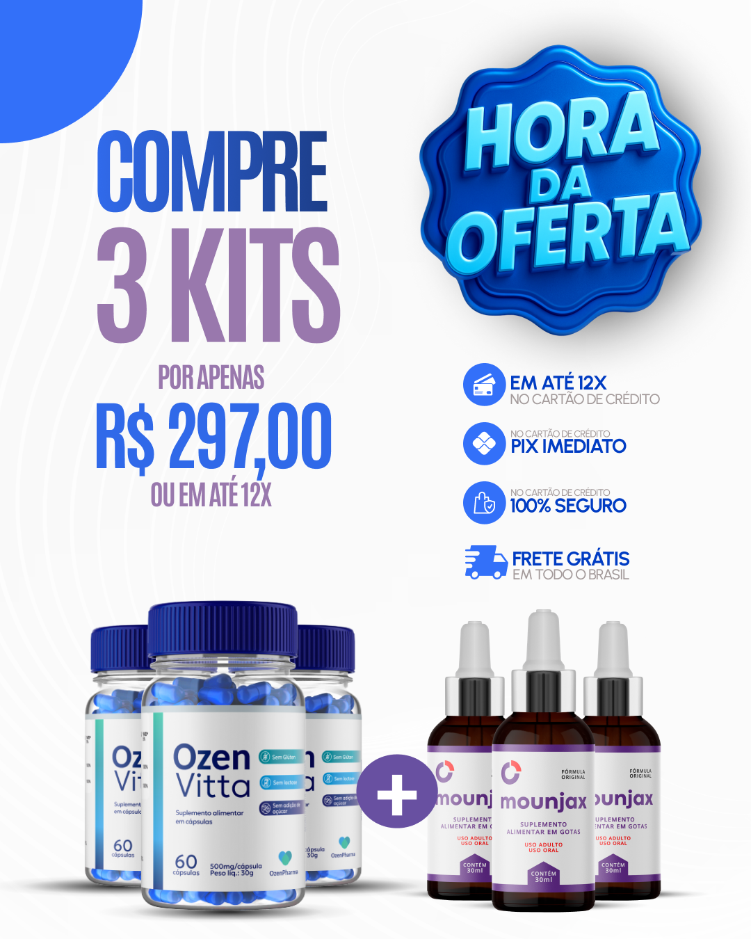 3 OzenVitta + 3 Mounjax