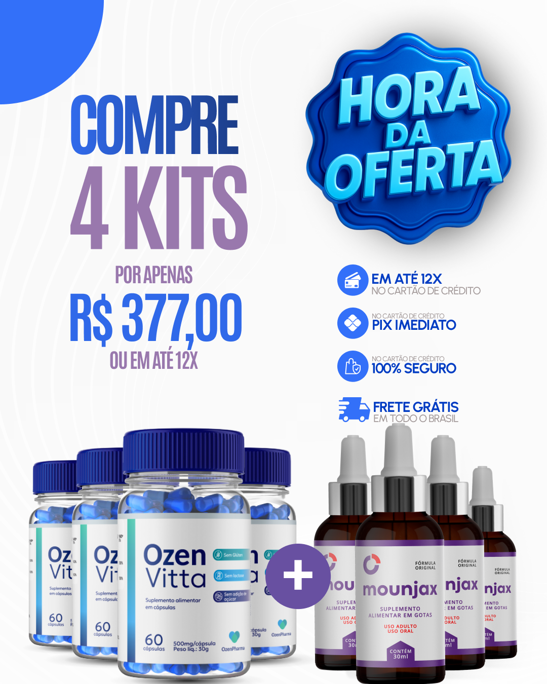 4 OzenVitta + 4 Mounjax